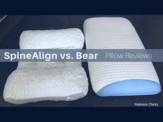 Pillow Reviews: Dr. Loth's SpineAlign vs. Bear - YouTube